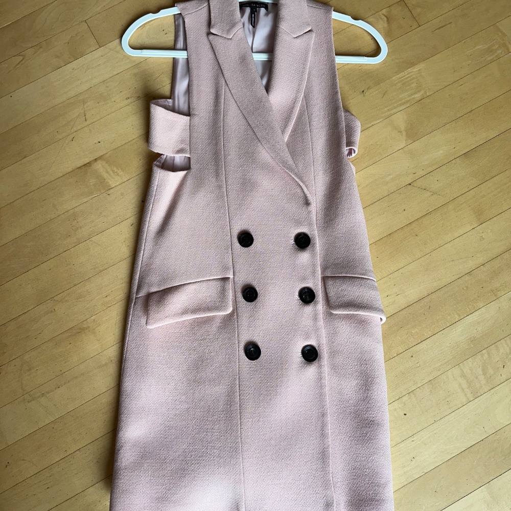 Marissa Webb Celia Trench Vest Dress. XS GD1097 - Picture 2 of 8
